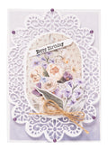 SL Cutting Dies Doily Card Shape Nature Lover 148x210x1mm 4 PC nr.773