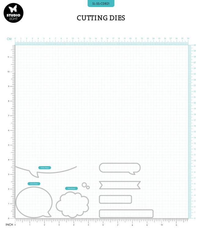 SL Cutting Die Speech & Text Essentials Sweet Stories 8 PC