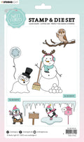 SS Stamp & Cutting Die Snowman Sweet Stories 160x270x1mm 1 PC nr.19