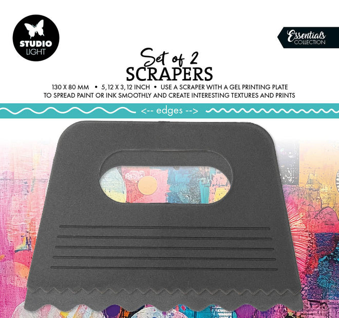 SL Scrapers Set of 2 Tools 160x150x4mm 2 Pieces