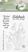 SL Clear Stamp Snowdrops Winter Garden 105x148x3mm 1 PC nr. 158