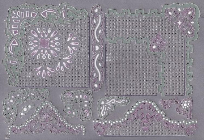Ecstasy Crafts Exclusive Templates Large -Corners and Edges