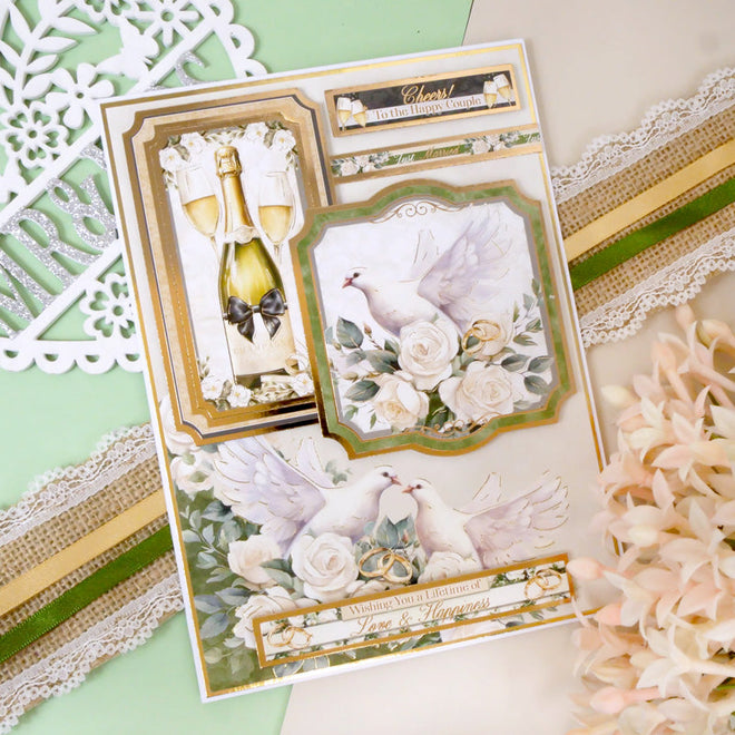 Wedding Day Wishes Luxury Topper Set