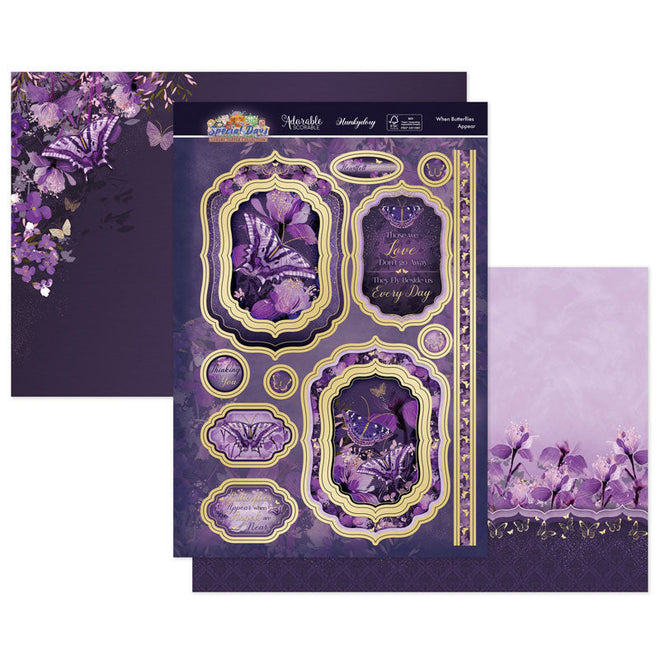 When Butterflies Appear Luxury Topper Set