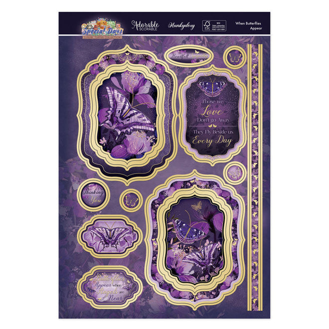 When Butterflies Appear Luxury Topper Set