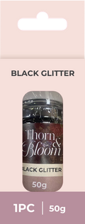 Sara Signature Thorn & Bloom - Black Glitter