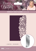 Sara Signature Thorn & Bloom Metal Die Edge'able - Midnight Rose Filigree