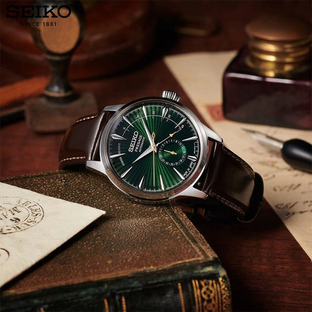 SEIKO Presage Cocktail Time Green Sunburst | SSA459