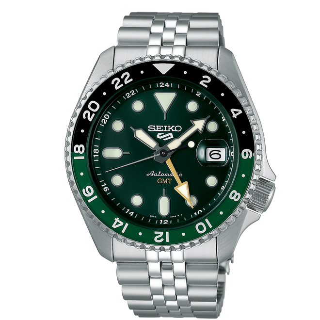 SEIKO 5 Sports Green Dial GMT | SSK035
