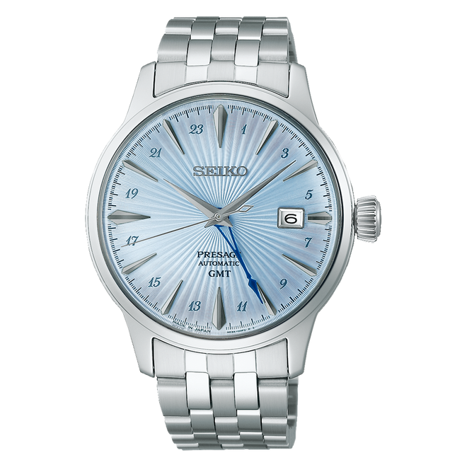 SEIKO Presage Cocktail Time GMT Blue Dial | SSK037
