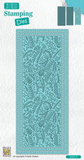 Nellie's Choice Stamping Die Slimline - Christmas - Branches With Berries