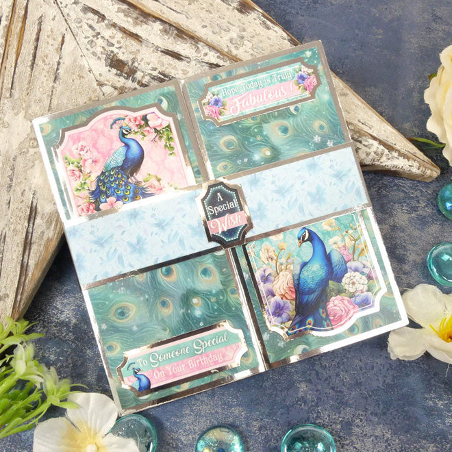 Crafty Stash Pads - Peacock Paradise