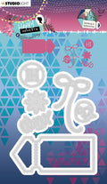 Embossing Die 88x115 mm, Happy Moments nr.291
