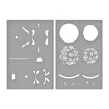 Snowflake Ornaments Stencil from the Bibi's Snowflakes Collection by Bibi Cameron