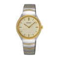 SEIKO Discover More Two Tone White Dial Ladies | SUR550P1