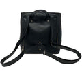 Sac à dos en cuir Antivol noir | Lore