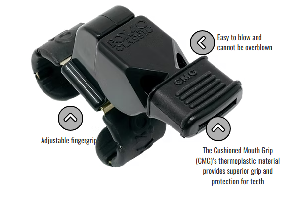 Fox 40 Classic CMG Fingergrip Whistle