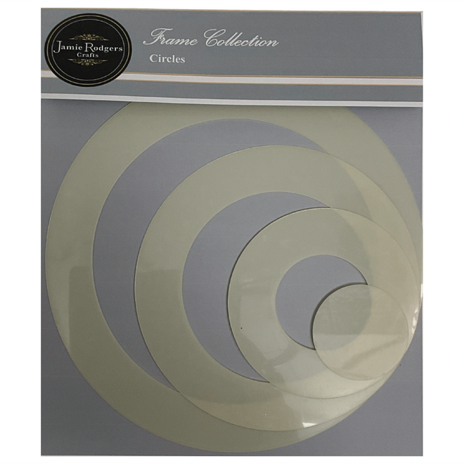 Jamie Rodgers Crafts - Circular Frames Stencil Set