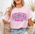 Tropical Summer Vibes Graphic T-Shirt