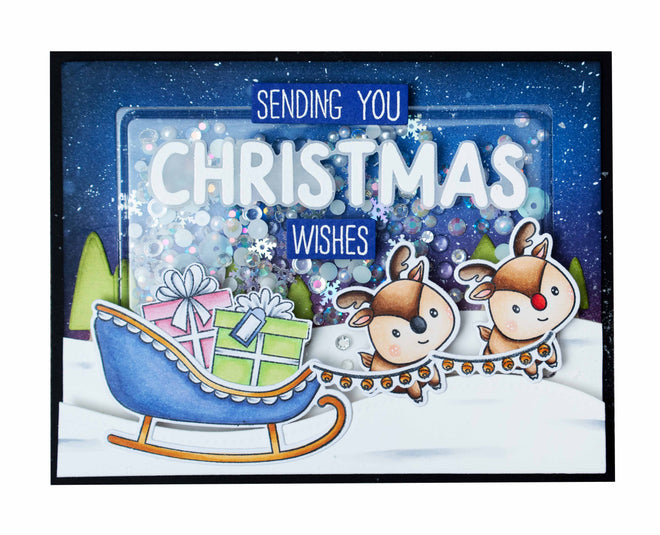 SS Clear Stamp Quotes Large Holly Jolly Sweet Stories 148x105x3mm 6 PC nr.294