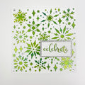 The Crafters Workshop 6x6 Stencil Snowflake Sparkles