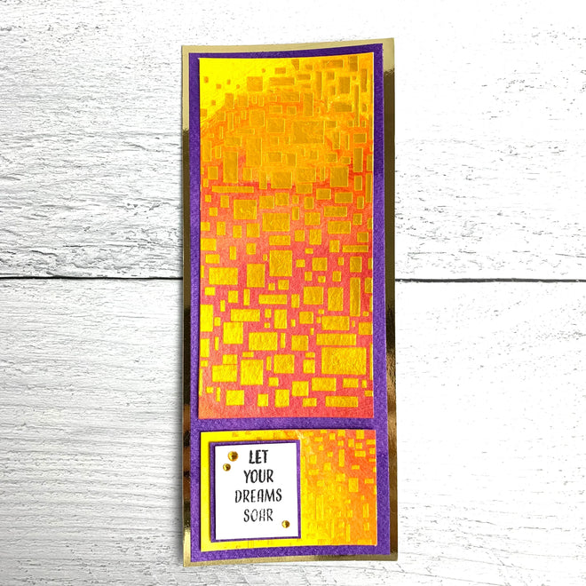 The Crafters Workshop 6x6 Stencil Cubist