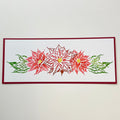 The Crafters Workshop Slimline Layered Poinsettia Spray