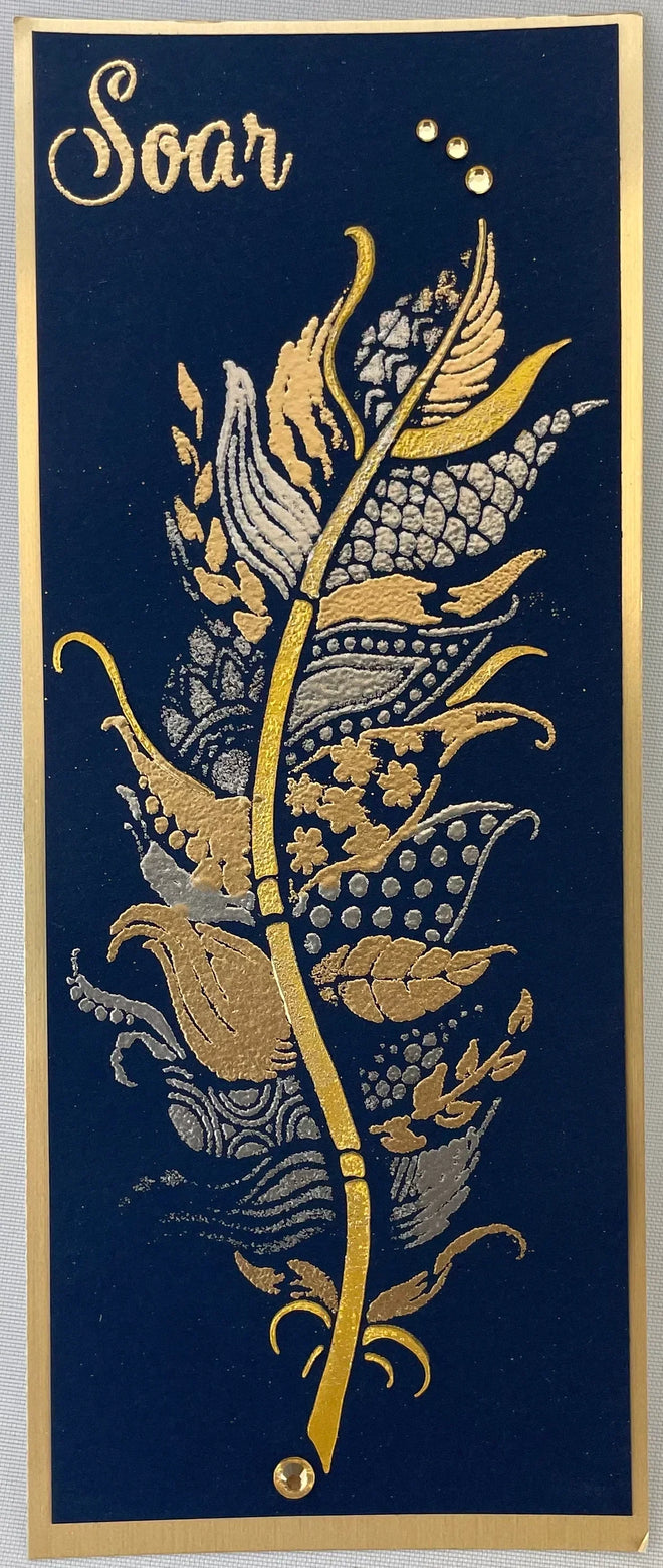 The Crafters Workshop Slimline Layered Joy Feather