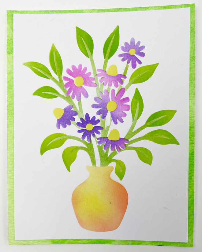 The Crafters Workshop A2 Layered Flower Vase