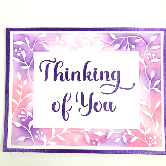 The Crafters Workshop A2 Sunflowers Vines Frames