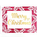 The Crafters Workshop A2 Holly Snowflake Frames