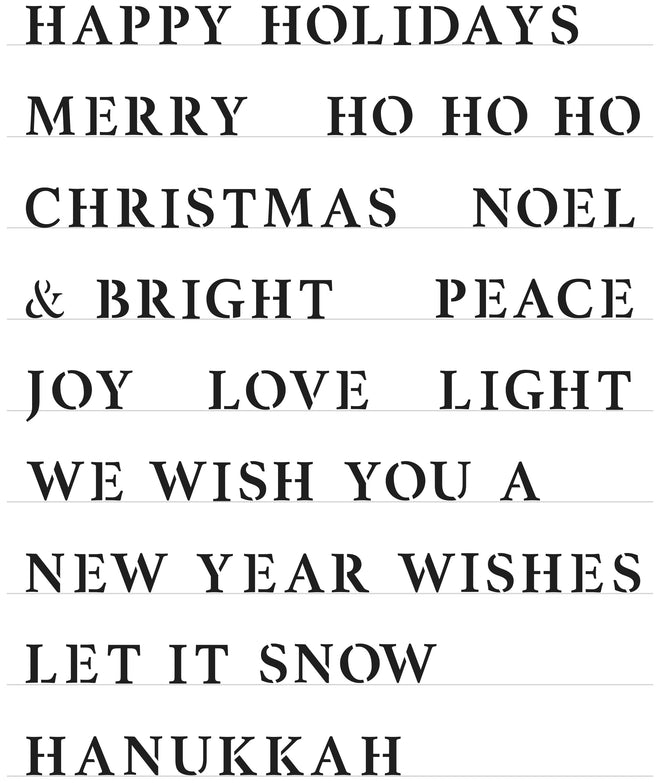 The Crafters Workshop Holiday Good Words