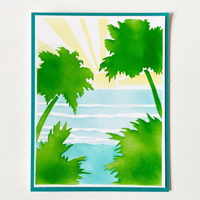 The Crafters Workshop Layered Tropical Sunset