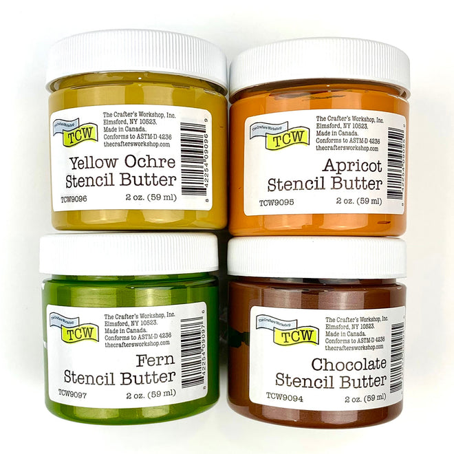The Crafters Workshop (TCW) Stencil Butter 4-pack Forest