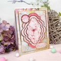 Fluttering Hearts Card Topper Sheet