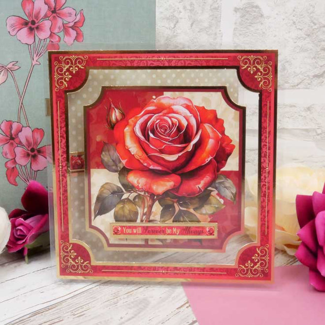 Red, Red Roses Card Topper Sheet