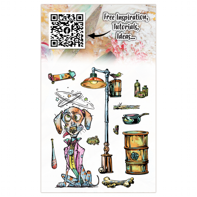 AALL and Create - A6 Stamp Set - Wacky Woof Tales