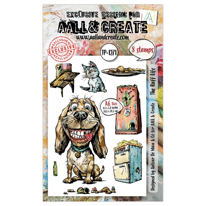 AALL and Create - A6 Stamp Set - The Ruff Life