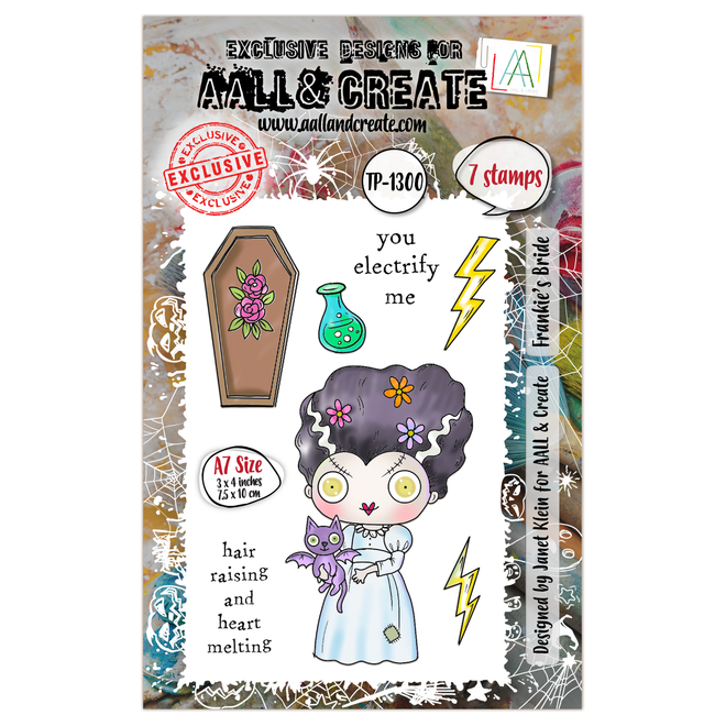 AALL and Create - A7 Stamp Set - Frankie’s Bride