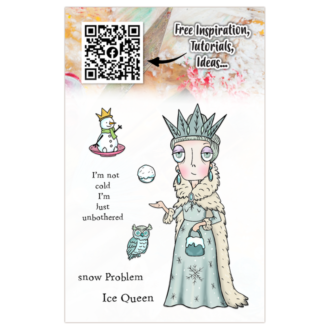 AALL and Create - A7 Stamp Set - Ice Queen Dee