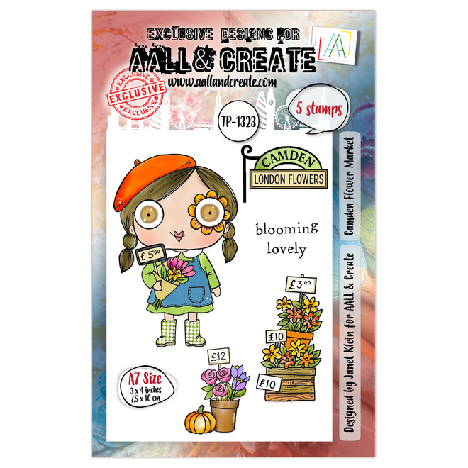 AALL and Create - A7 Stamp Set - Camden Flower Market