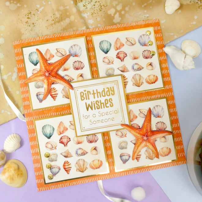 Trim Me! Foiled Insert Pad - Many Happy Returns - Gold