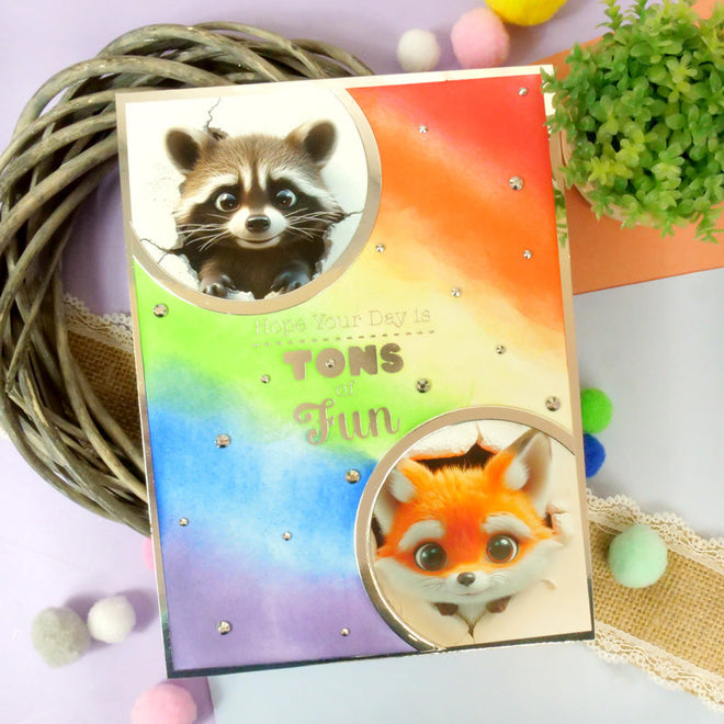 Trim Me! Foiled Insert Pad - Many Happy Returns - Silver