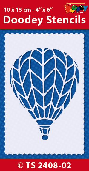 Stencil 10x15 cm Air Balloon