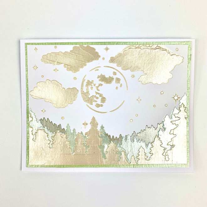 The Crafters Workshop Layered Santa Moon