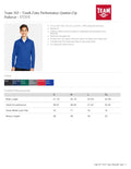 St Edmund Long Sleeve Zipper Polo