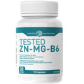 Tested Nutrition ZN-MG-B6 (Zinc-Magnesium-B6), 90 Caps