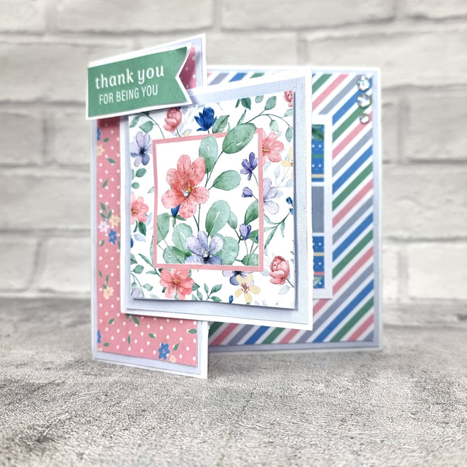 The Paper Boutique Sunny Gardens 8 in x 8 in Paper Kit Pad