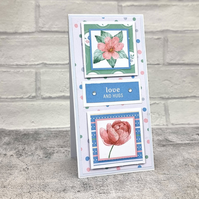The Paper Boutique Sunny Gardens 8 in x 8 in Decorative Paper Pad