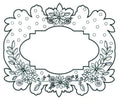CE Foam Stamps - Floral Garland